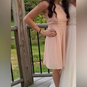 Lulus pink mini dress